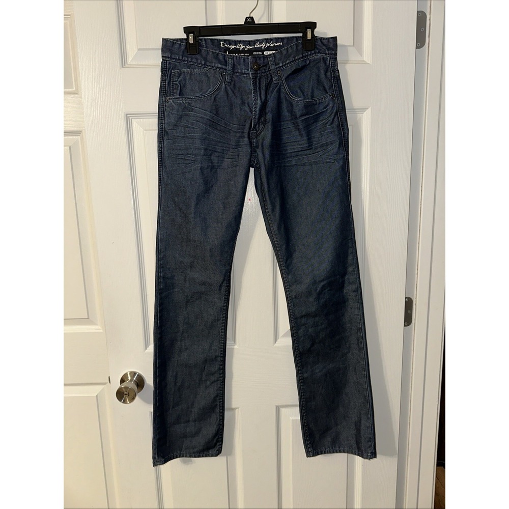 Mens Jeans By Buffalo Size 30x32 Spencer Slim Straight Leg
